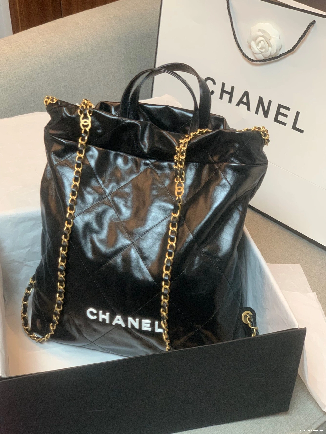HyperPeter LARGE CHANEL 22 BACKPACK 0711